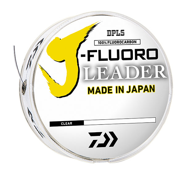 Daiwa J-Fluoro Leader clear in spool band