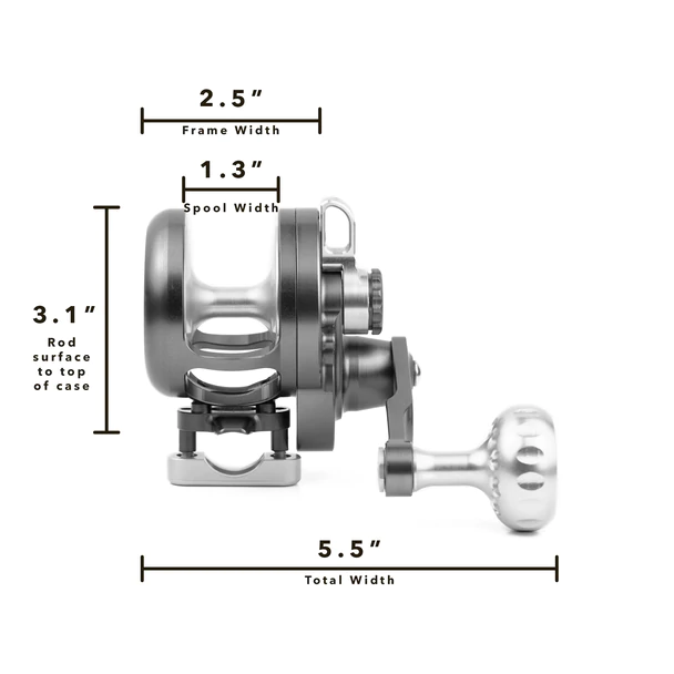 LGN reel showing dimensions of reel