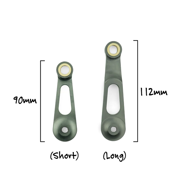 Dimensions of Short Crank Arm: Speed (Billfish) and Long Crank Arm: Torque (Tuna)