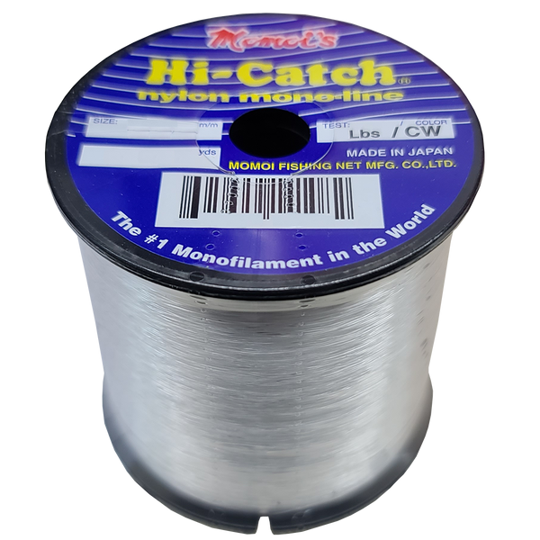 MOMOI'S Hi-Catch Nylon Monofilament Line - CLEAR - 1/4 lb. Test
