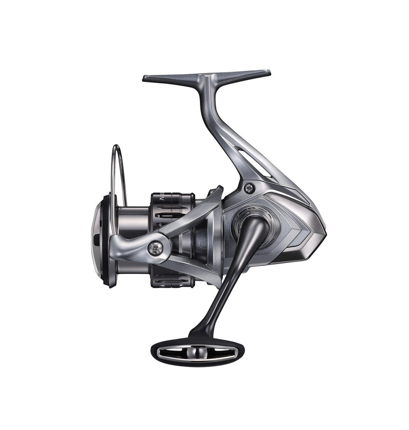NASCI FC spinning reel side view showing handle