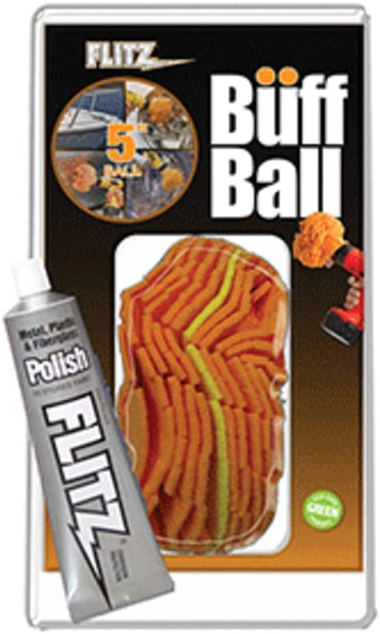 Flitz Buff Ball with polish  in package