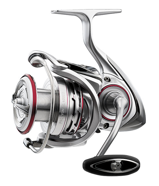 Procyon AL Spin Reel 4000D silver with red accents