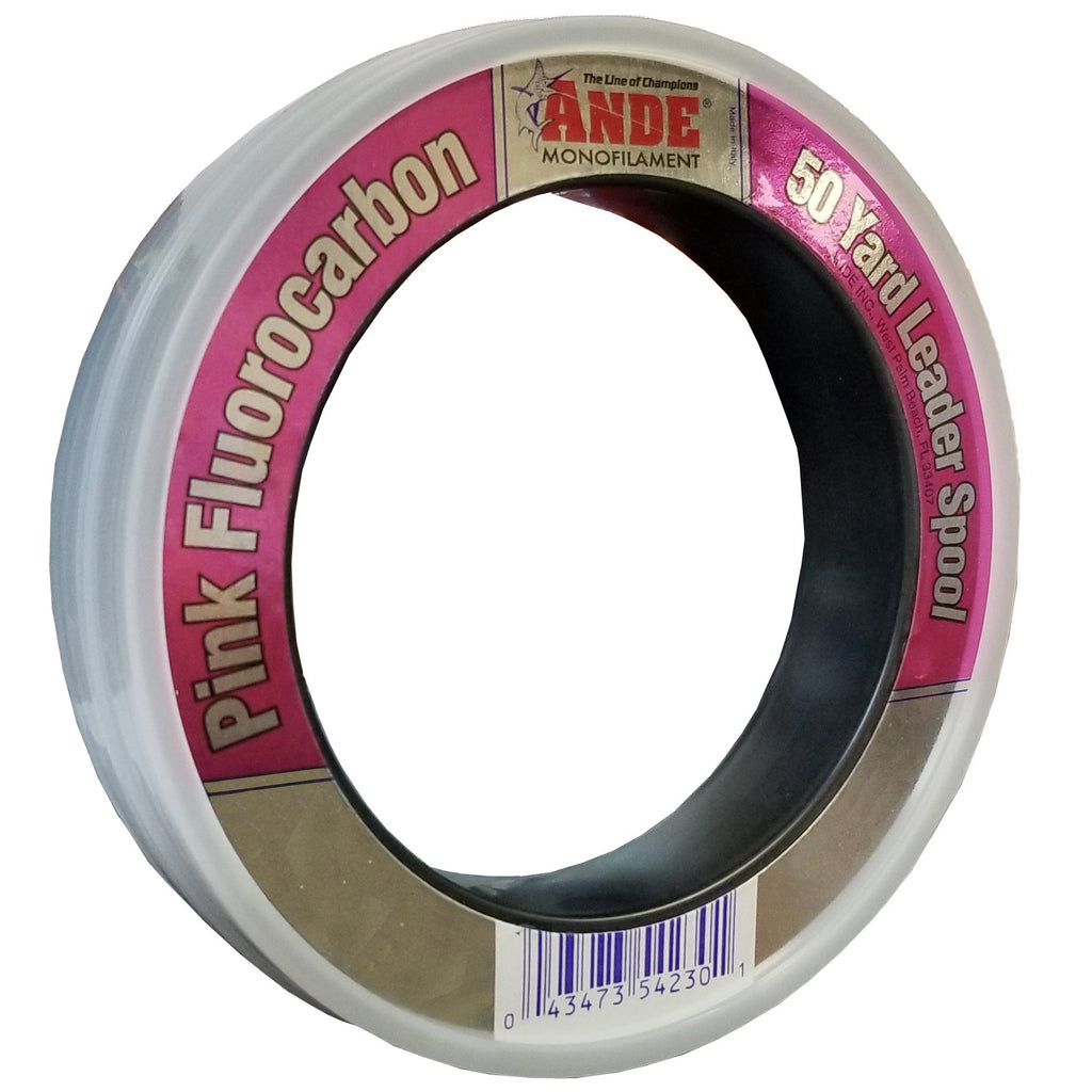 Ande 20# Pink 100% Fluorocarbon 50 yd. – Crook and Crook Fishing, Electronics, and Marine Supplies