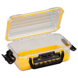 Yellow and clear waterproof box