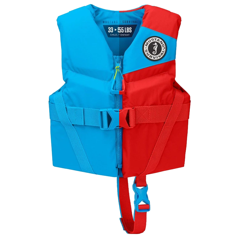 Mustang Child REV Foam Vest - Red - Child [MV3565-277-0-206] main image 1