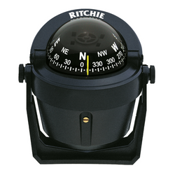 Black compas with bracket mount
