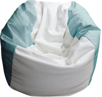 Ice blue and white