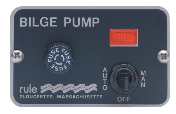 Bilge pump deluxe 3-way lighted panel switch model 41