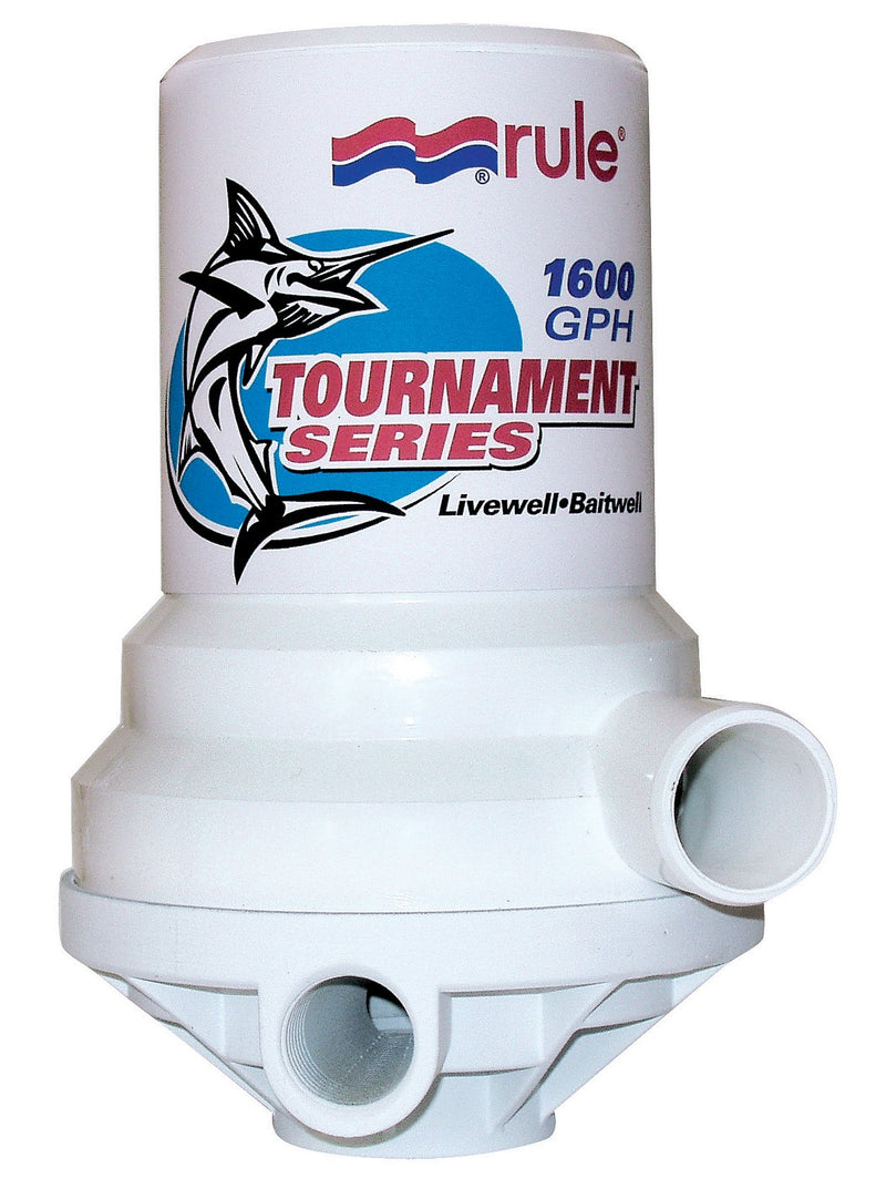 Tournament Series dual port Livewell pump 1600 GPH