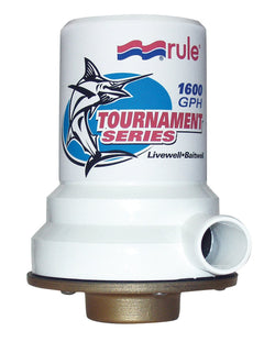 1600 GPH Tournament Series Livewell / Baitwell Pump