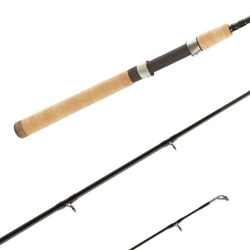 Southeast Teramar Spinning rod -close-up images of cork grip, guides and tip
