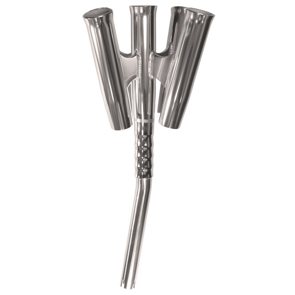  high-polished anodized aluminum5 rod holder