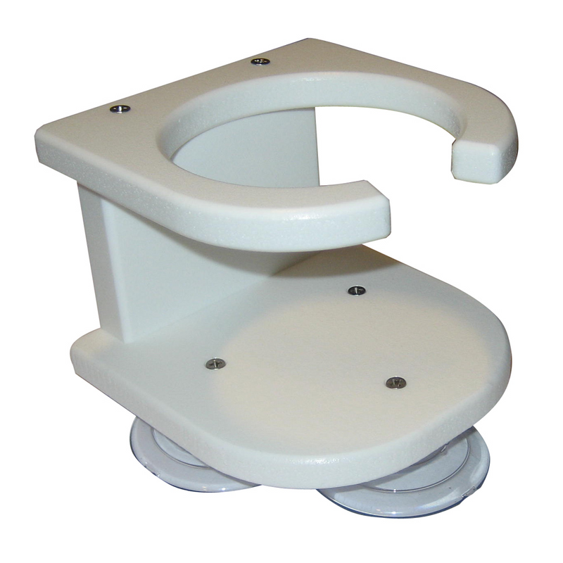 white single poly cup holder