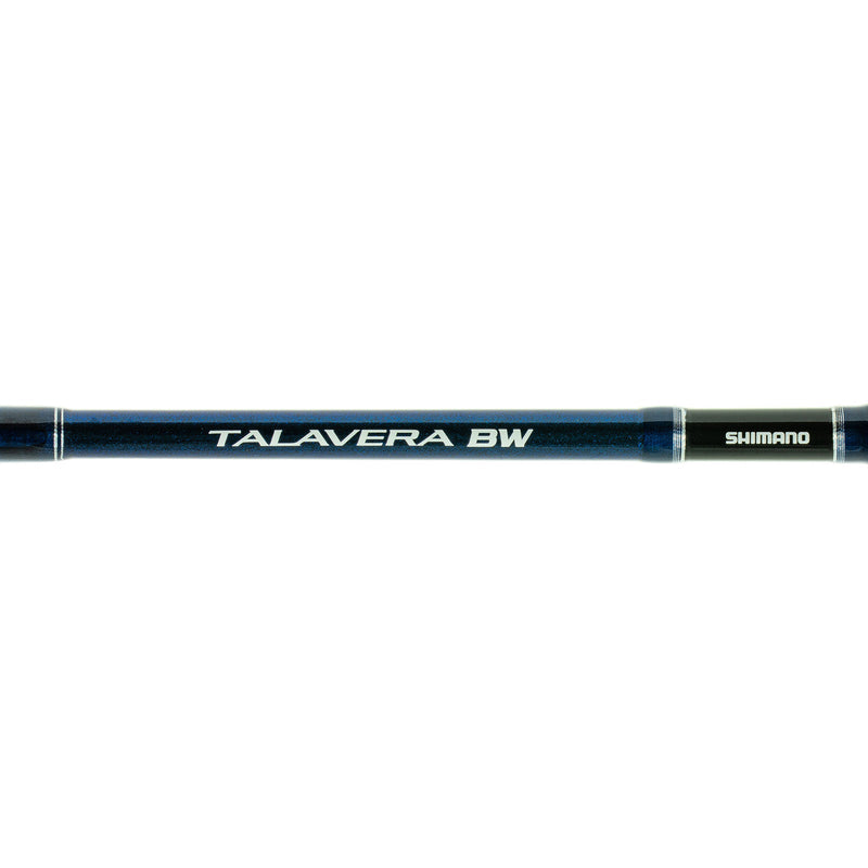 Talavera BW Shimano logo on rod