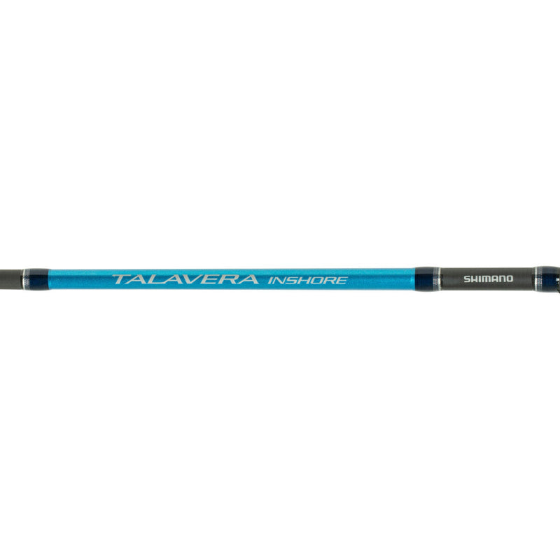 Talavera Inshore logo on rod