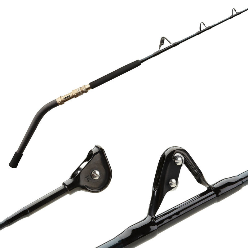 Tallus Trolling Stand up rod with close-up of tip and guide