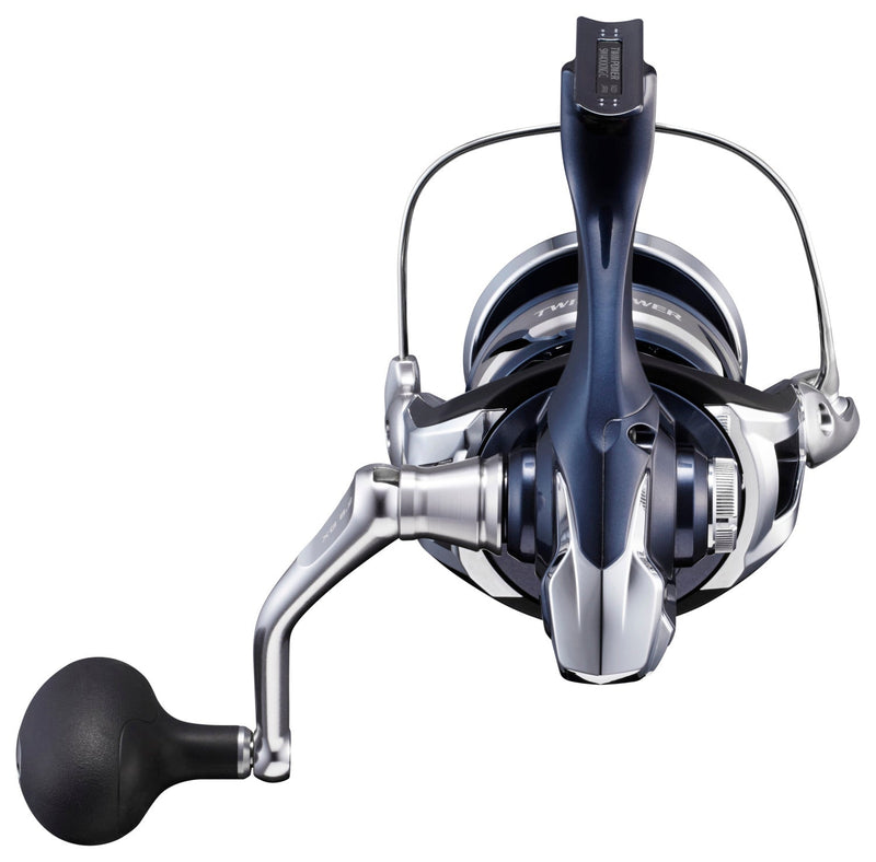 Shimano TwinPower SW spinning reel view of back side