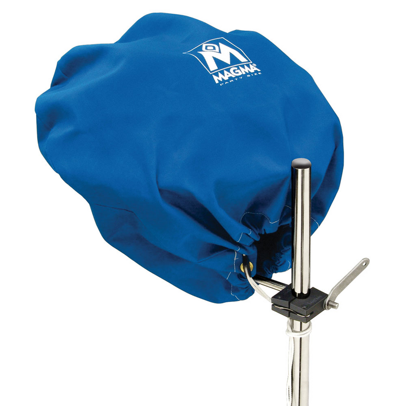 Blue grill cover