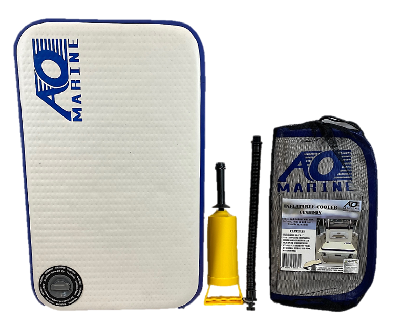 AO Marine Cushion shown with pump and case