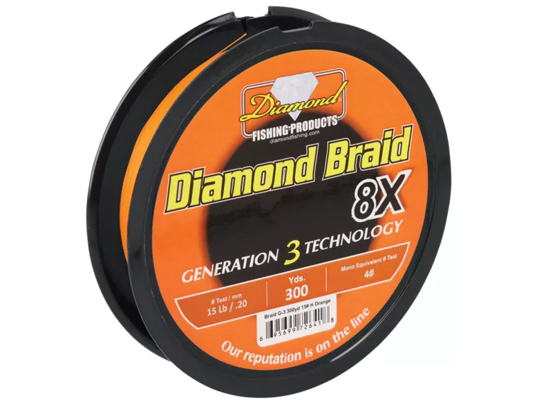 Diamond Braid Generation III 8x Braided Line - Blue - 30lb - 300yd