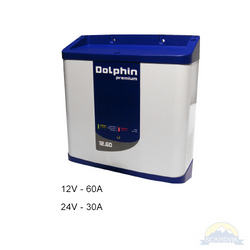 Grey and blue dolphin premium Charger