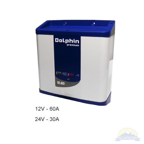 Grey and blue dolphin premium Charger