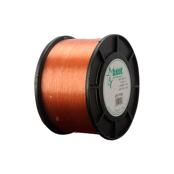 Ande Premium, 2lb Spool Pink 20lb Ande Premium, 2lb Spool Pink 20lb