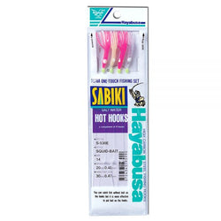 S-530E-14 Sabiki Saltwater Hot Hooks - 4 hooks