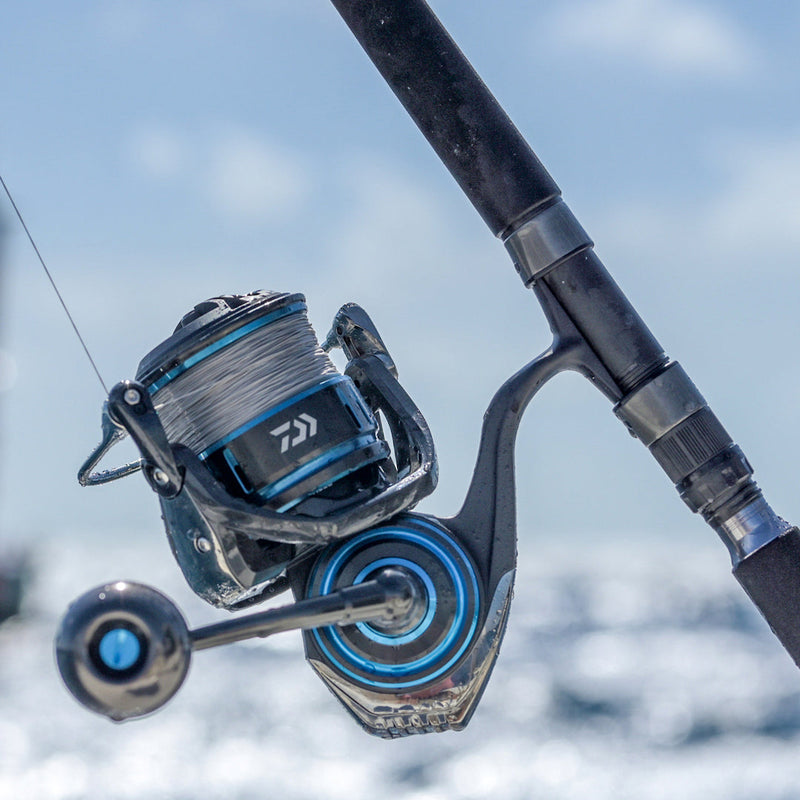 Saltist MQ lifestyle image of reel and rod