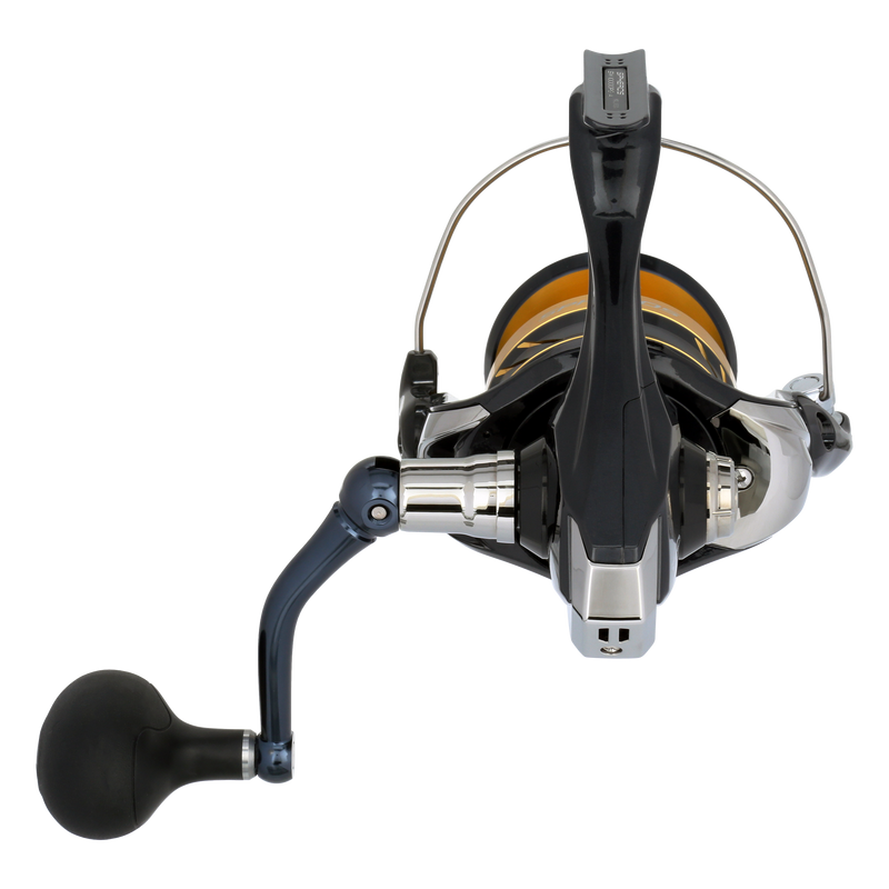 bottom view of reel