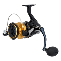 three quarter angled view of reel