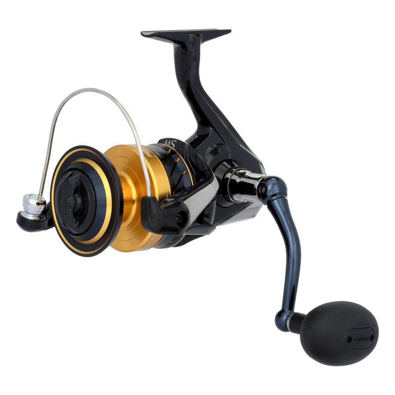 three quarter angled view of reel