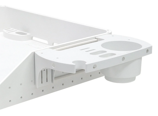 White removable side station