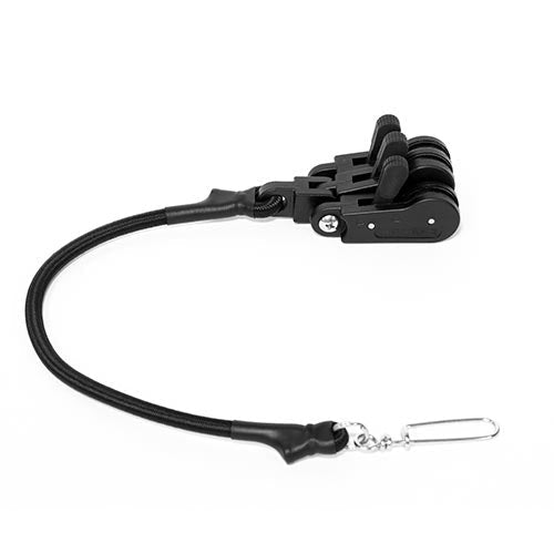 Triple locking halyard with 12â€ bungee and SS Snap Lock Swivel